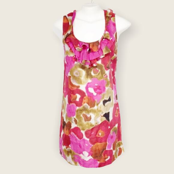 Ann Taylor Loft Silk Blend Floral Dress Sz SP - Picture 1 of 6